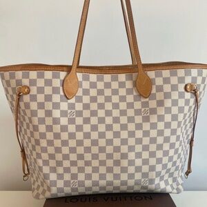 Authentic Louis Vuitton Neverfull GM Damier Azur